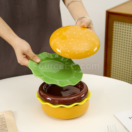 Customization Hamburg Ceramic Tableware Promotional Products