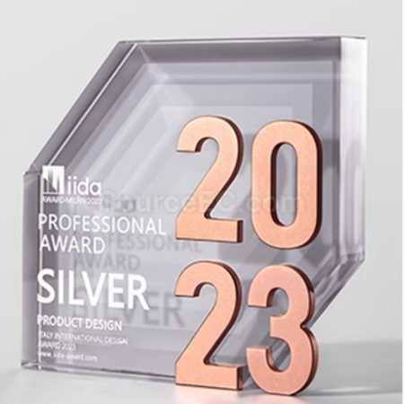 Customization Hexagonal crystal trophy Promotional Products