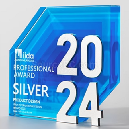 Customization Hexagonal crystal trophy Promotional Products