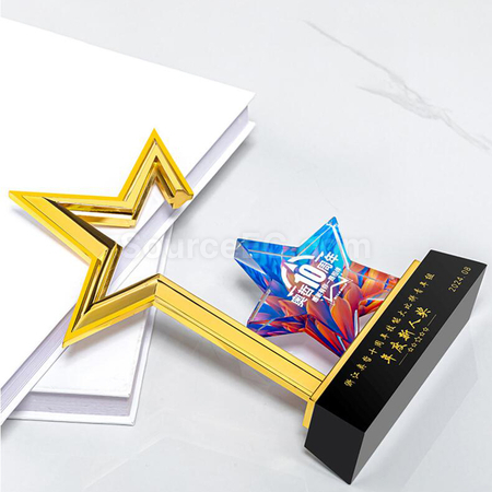 Customization Pentagram Crystal Award Promotional Products