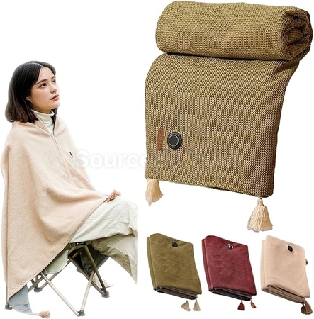 Customization USB Charge Washable Shawl Blanket Promotional Products