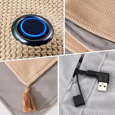 Customization USB Charge Washable Shawl Blanket Promotional Products