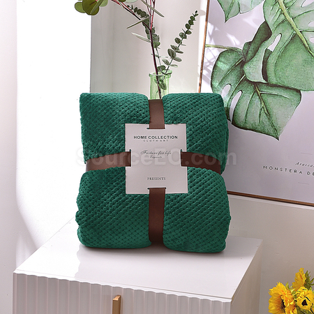Customization Waffle Flannel Blanket Promotional Products