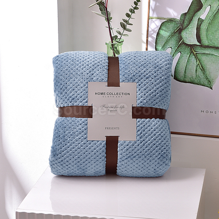 Customization Waffle Flannel Blanket Promotional Products