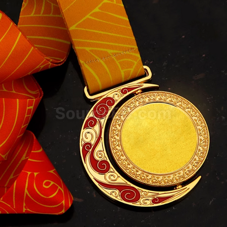 Customization Hollow Rotating Metal Medal Promotional Products