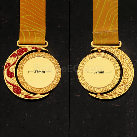 Customization Hollow Rotating Metal Medal Promotional Products