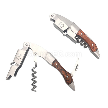 Customization Solid Wood Wine Bottle Opener Promotional Products