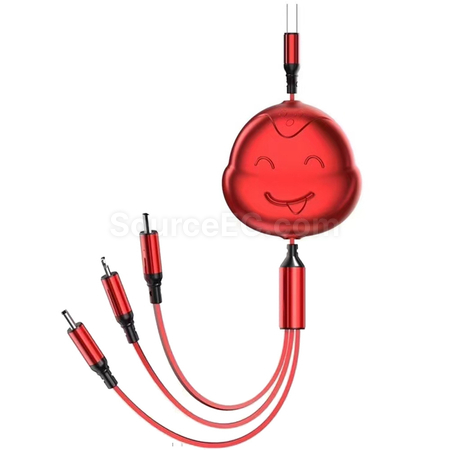 Customization 3 in 1 Retractable Quick Charge Data Line Promotional Products