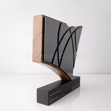 Customization Solid Wood Trophy Promotional Products