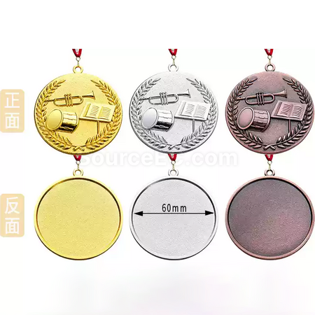 Customization Embossed Music Medal Promotional Products
