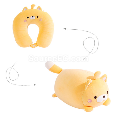 Customization 2 in 1 Animal Neck Pillow Promotional Products