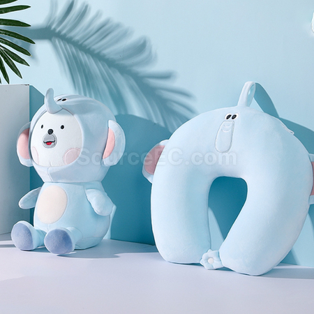 Customization 2 in 1 Animal Neck Pillow Promotional Products
