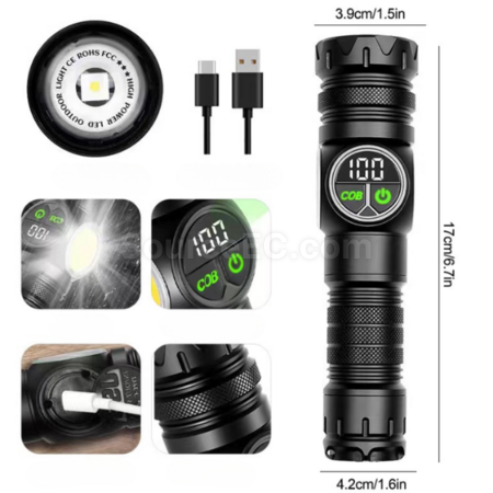 Customization LED multifunctional strong light flashlight Promotional Products
