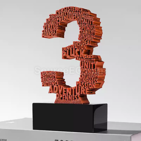 Customization 3D Digital Trophy Promotional Products