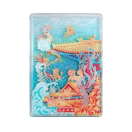 Customization Customized Acrylic Quicksand Refrigerator Magnet Promotional Products