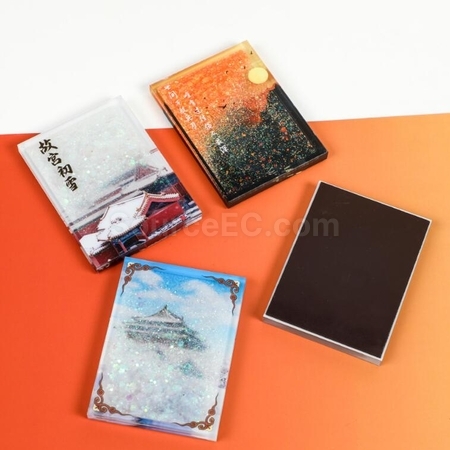 Customization Customized Acrylic Quicksand Refrigerator Magnet Promotional Products