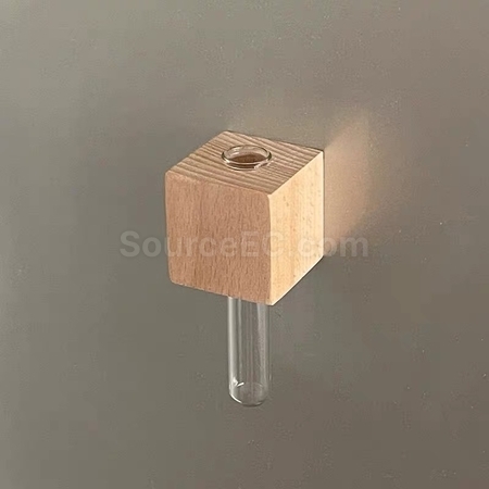 Customization Magnetic refrigerator magnet hydroponic small vase Promotional Products