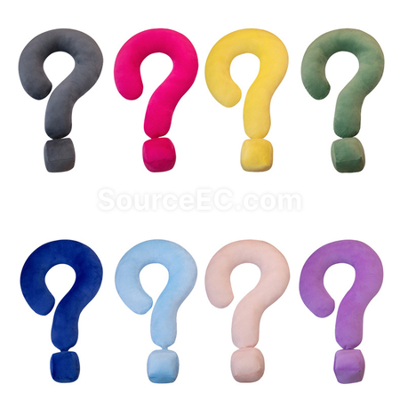 Customization Question Mark Multi-function Neck Pillow Promotional Products