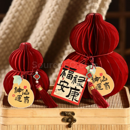 Customization Spring Festival Treasure Gourd Desktop Decoration Promotional Products