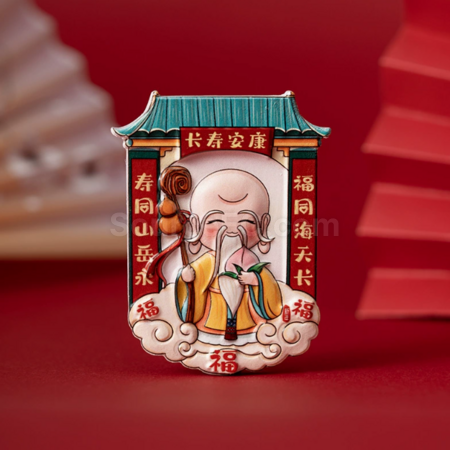 Customization God of Wealth refrigerator sticker Promotional Products