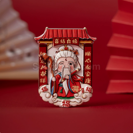 Customization God of Wealth refrigerator sticker Promotional Products