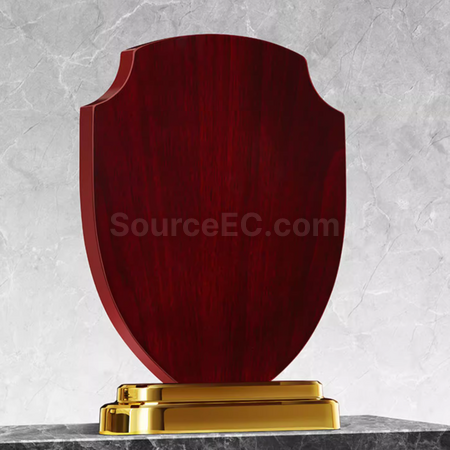 Customization Solid Wood Shield Medal Promotional Products