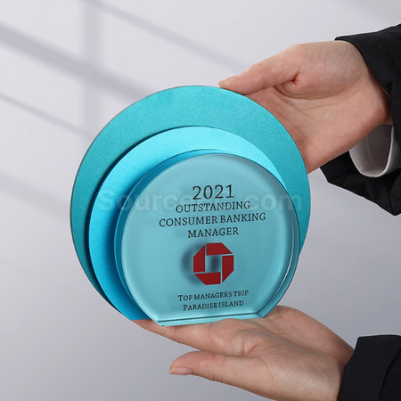 Customization Creative Netal Crystal Trophy Promotional Products