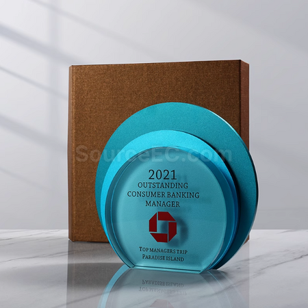 Customization Creative Netal Crystal Trophy Promotional Products
