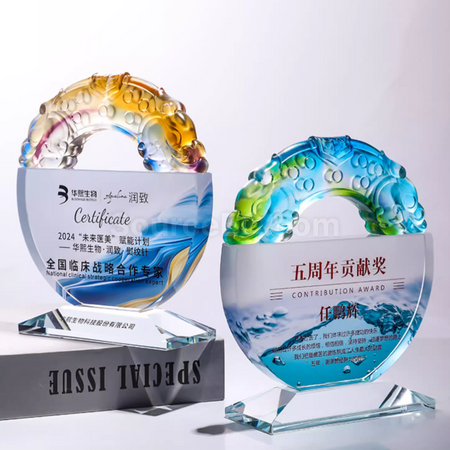 Customization Glass Crystal Trophy Promotional Products