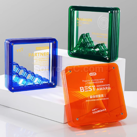 Customization Acrylic Crystal Trophy Promotional Products