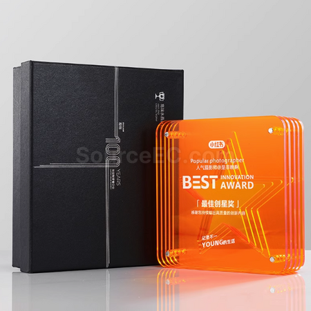 Customization Acrylic Crystal Trophy Promotional Products