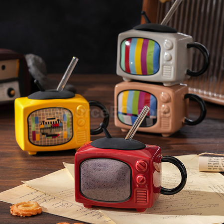 Customization TV Shape Coffee Mug Promotional Products