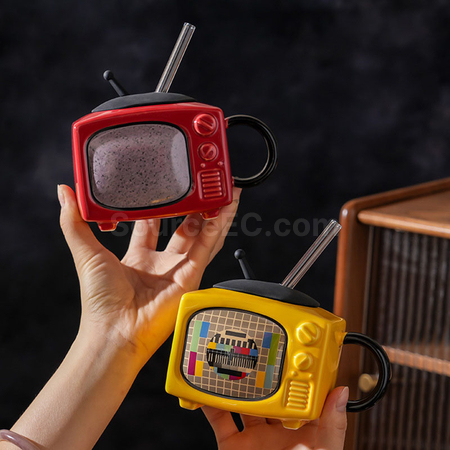 Customization TV Shape Coffee Mug Promotional Products