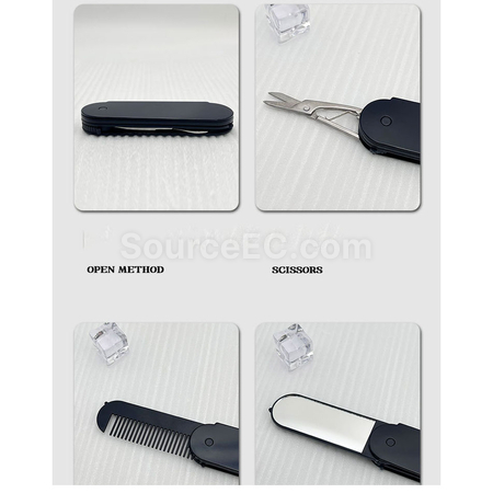 Customization Three-in-one Folding Mirror Scissors Promotional Products