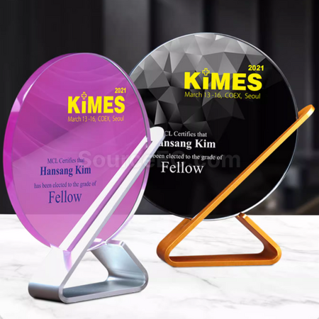 Customization Metal Crystal Trophy Promotional Products