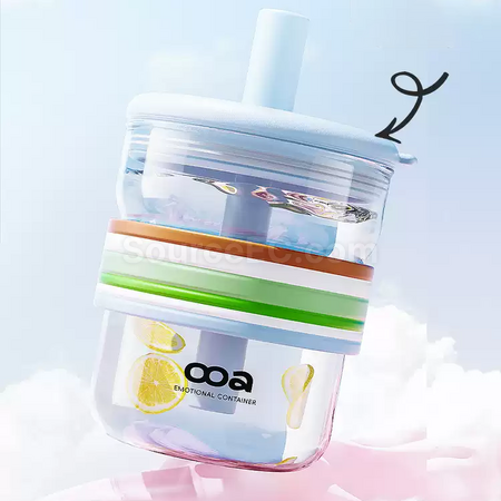 Customization Milk Tea Cup With Straw Promotional Products