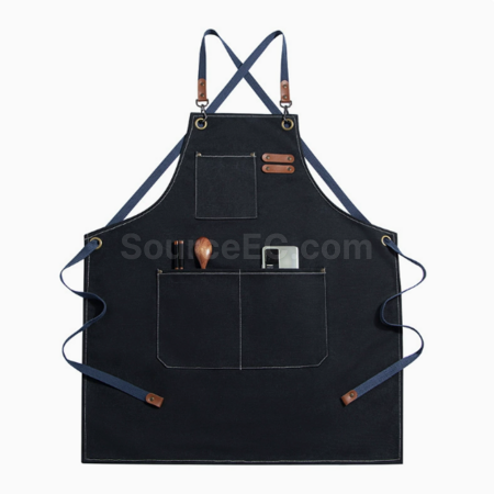 Customization Cross tied denim apron Promotional Products