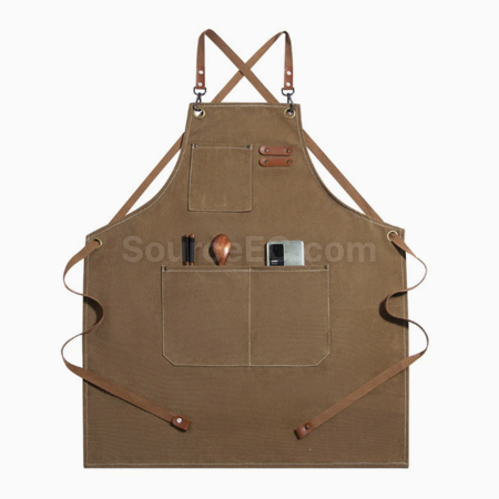 Customization Cross tied denim apron Promotional Products
