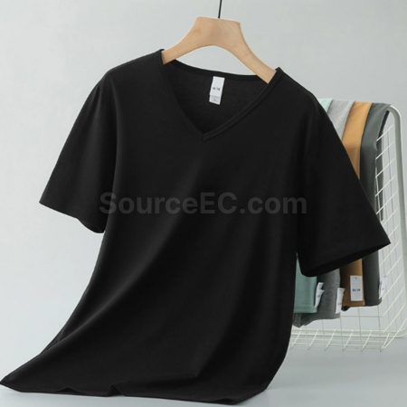 Customization Modal V-neck T-shirt Promotional Products