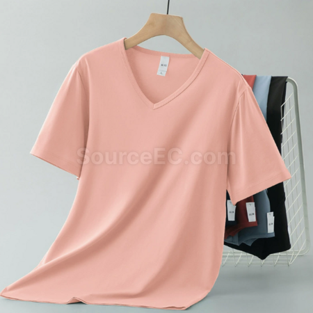 Customization Modal V-neck T-shirt Promotional Products