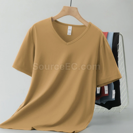 Customization Modal V-neck T-shirt Promotional Products