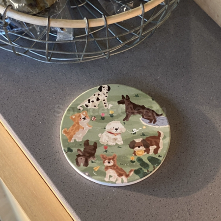 Customization Cute puppy coaster Promotional Products