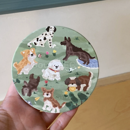 Customization Cute puppy coaster Promotional Products