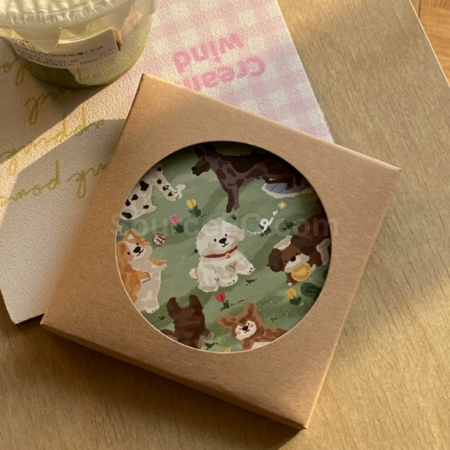 Customization Cute puppy coaster Promotional Products