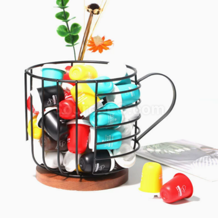 Customization Wrought iron storage basket with lid Promotional Products