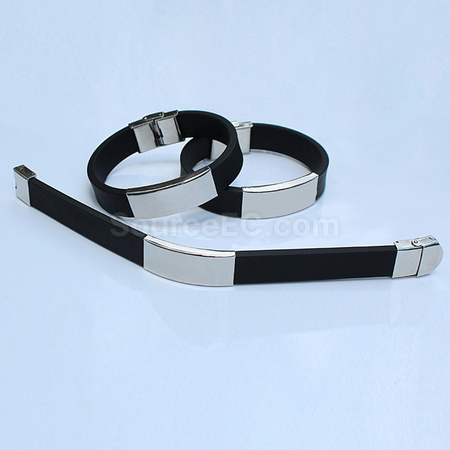 Customization Engraved Silicone Sports Bracelet Promotional Products