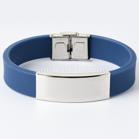 Customization Engraved Silicone Sports Bracelet Promotional Products