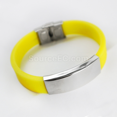 Customization Engraved Silicone Sports Bracelet Promotional Products