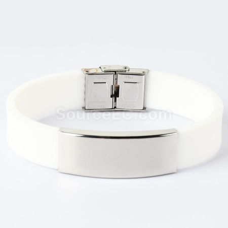 Customization Engraved Silicone Sports Bracelet Promotional Products