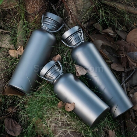 Customization Pure Titanium Sports Water Bottle Promotional Products